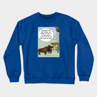 Introverted Buffalo Crewneck Sweatshirt